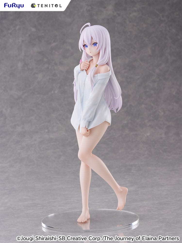 Wandering Witch: The Journey of Elaina Tenitol Hoog PVC-beeld Elania Shirt Ver. 30 cm