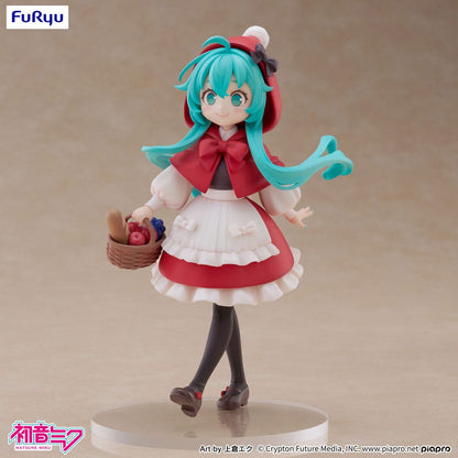 Hatsune Miku Desktop Fairy PVC-standbeeld Hatsune Miku Roodkapje Ver. 16 cm