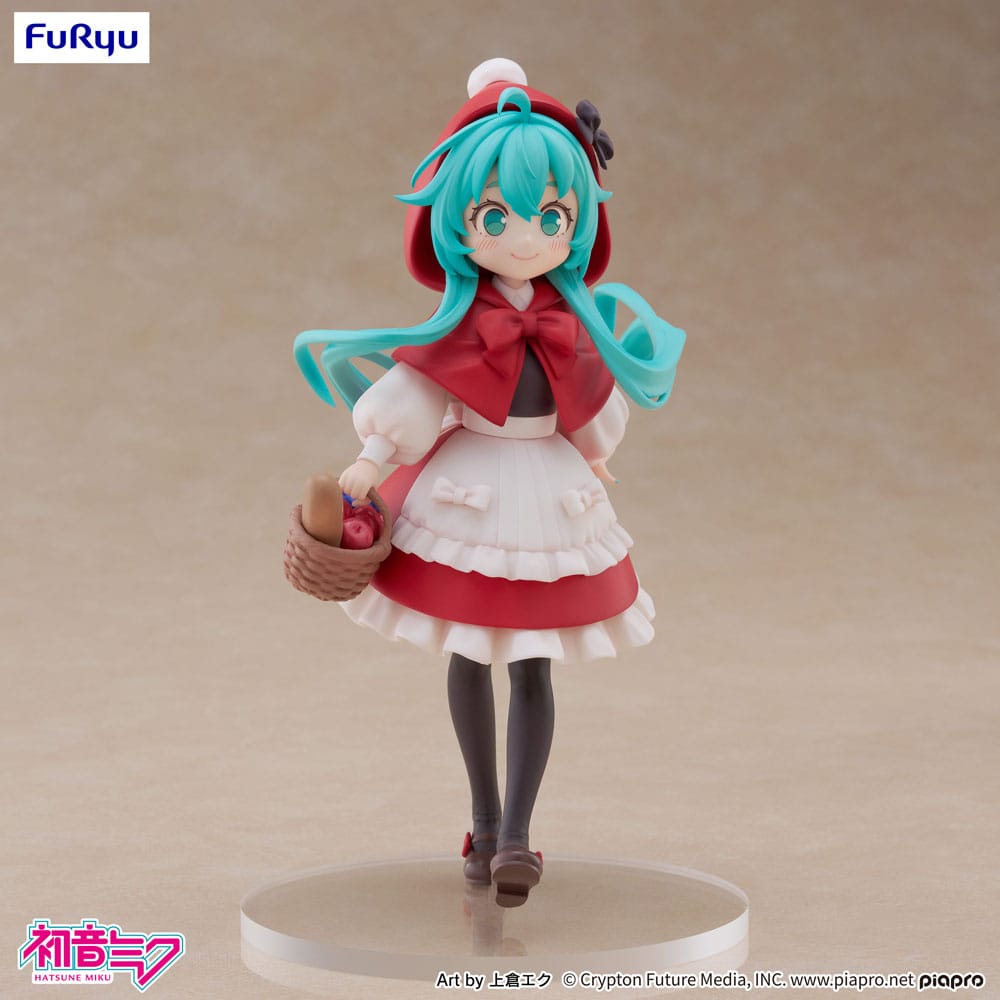 Hatsune Miku Desktop Fairy PVC-standbeeld Hatsune Miku Roodkapje Ver. 16 cm