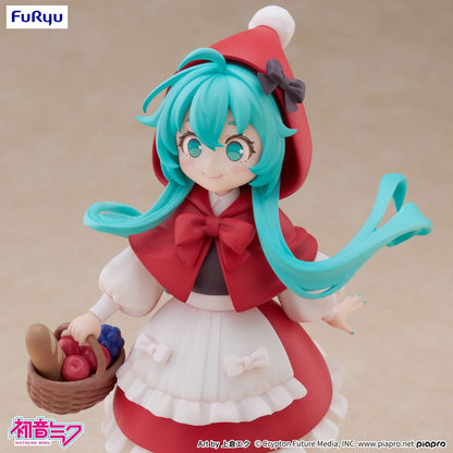 Hatsune Miku Desktop Fairy PVC-standbeeld Hatsune Miku Roodkapje Ver. 16 cm