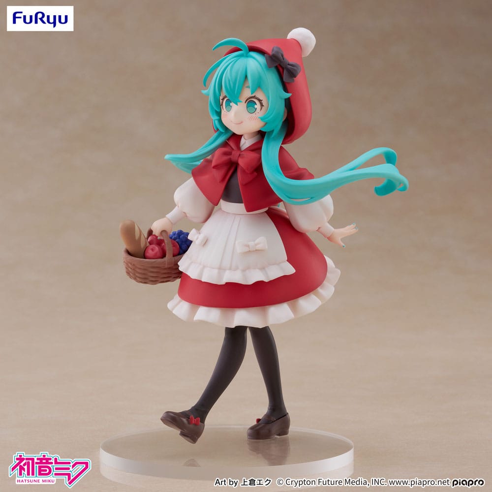 Hatsune Miku Desktop Fairy PVC-standbeeld Hatsune Miku Roodkapje Ver. 16 cm