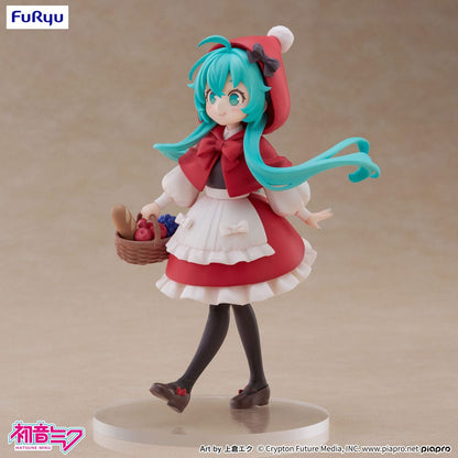 Hatsune Miku Desktop Fairy PVC-standbeeld Hatsune Miku Roodkapje Ver. 16 cm