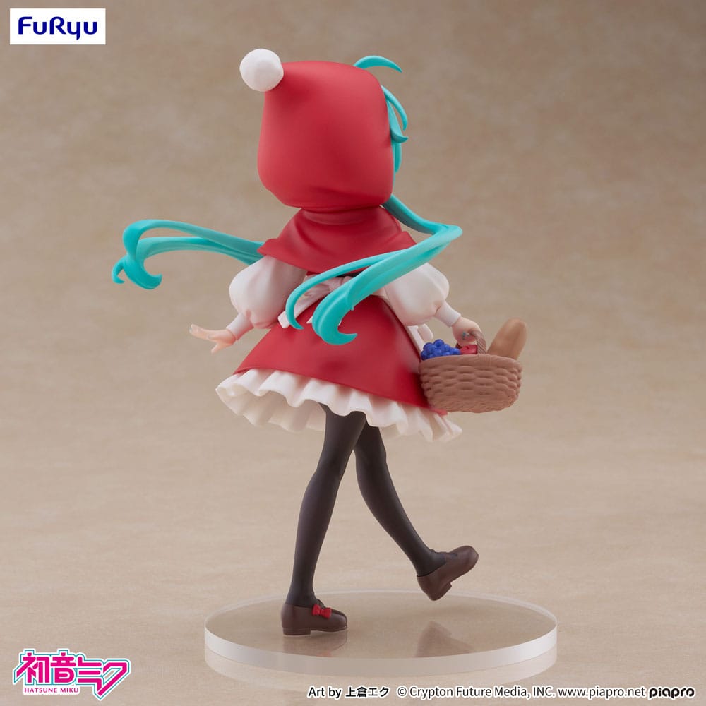 Hatsune Miku Desktop Fairy PVC-standbeeld Hatsune Miku Roodkapje Ver. 16 cm