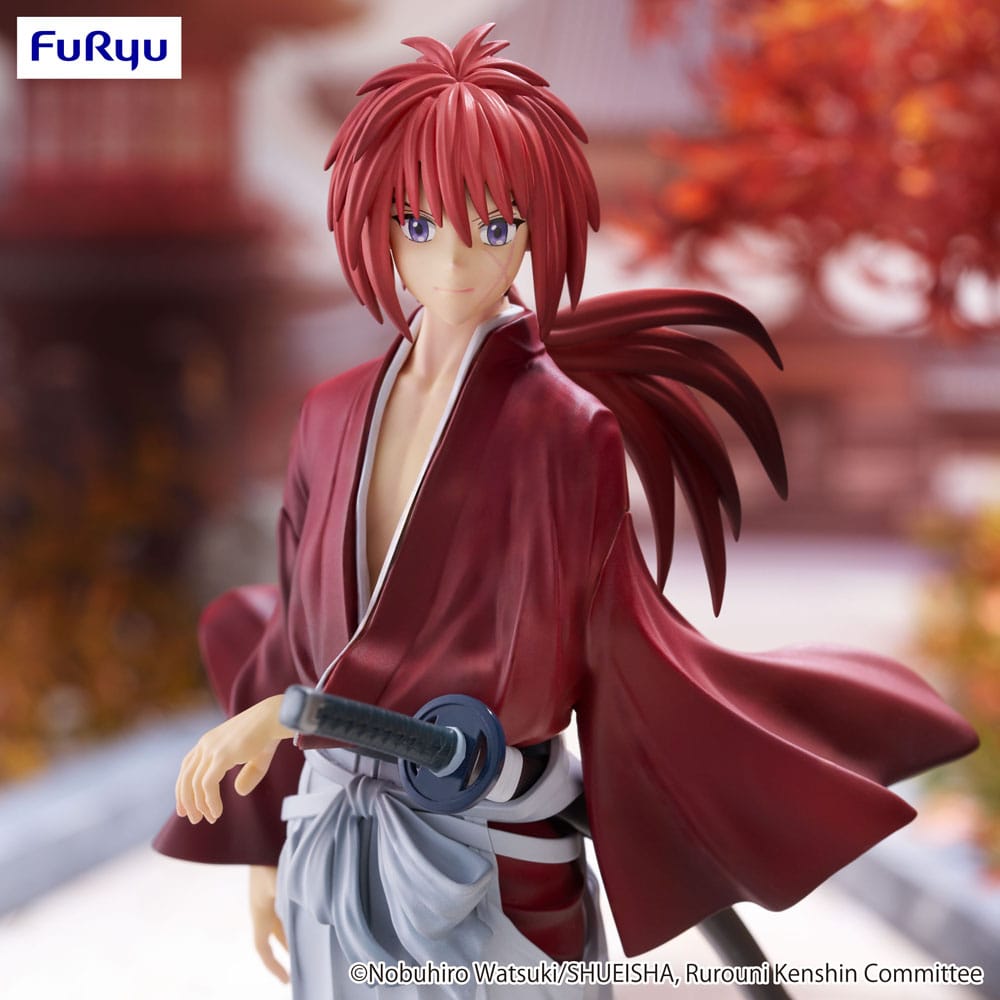 RUROUNI KENSHIN: Meiji Kenkaku Romantan Trio-try-it PVC standbeeld Kenshin Himura 19 cm