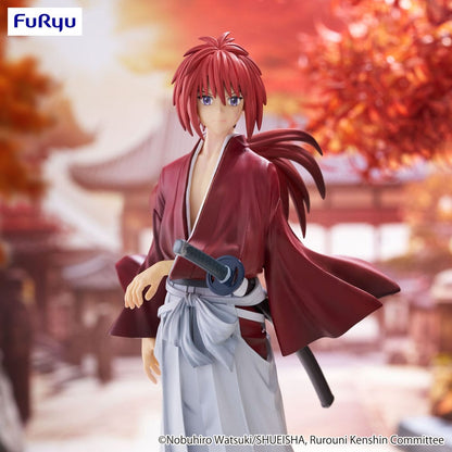 RUROUNI KENSHIN: Meiji Kenkaku Romantan Trio-try-it PVC standbeeld Kenshin Himura 19 cm