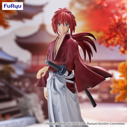 RUROUNI KENSHIN: Meiji Kenkaku Romantan Trio-try-it PVC standbeeld Kenshin Himura 19 cm