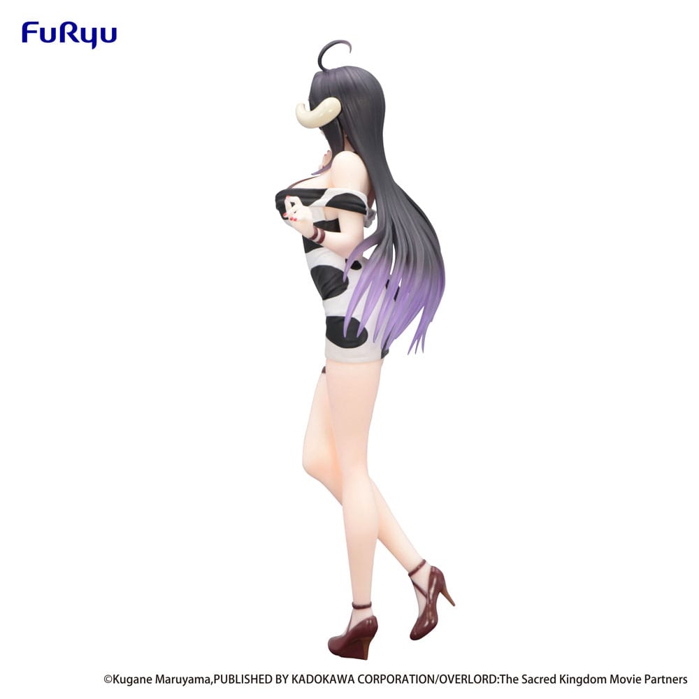 Overlord Trio-Try-iT PVC-standbeeld Albedo mini-jurk Koepatroon Ver. 21 cm