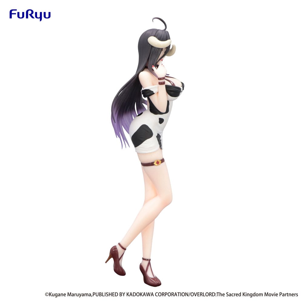 Overlord Trio-Try-iT PVC-standbeeld Albedo mini-jurk Koepatroon Ver. 21 cm