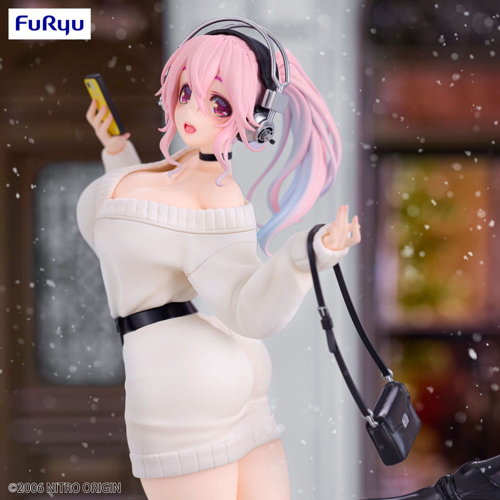 Super Sonico Trio-Try-iT PVC-beeld Winter Memory Ver. 21 cm
