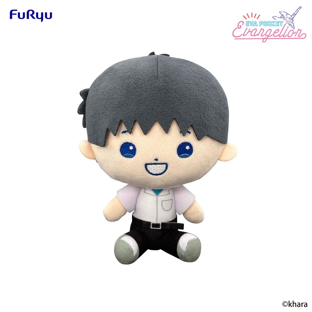 Neon Genesis Evangelion Eva Pocket Pluche Figuur Shinji 17 cm