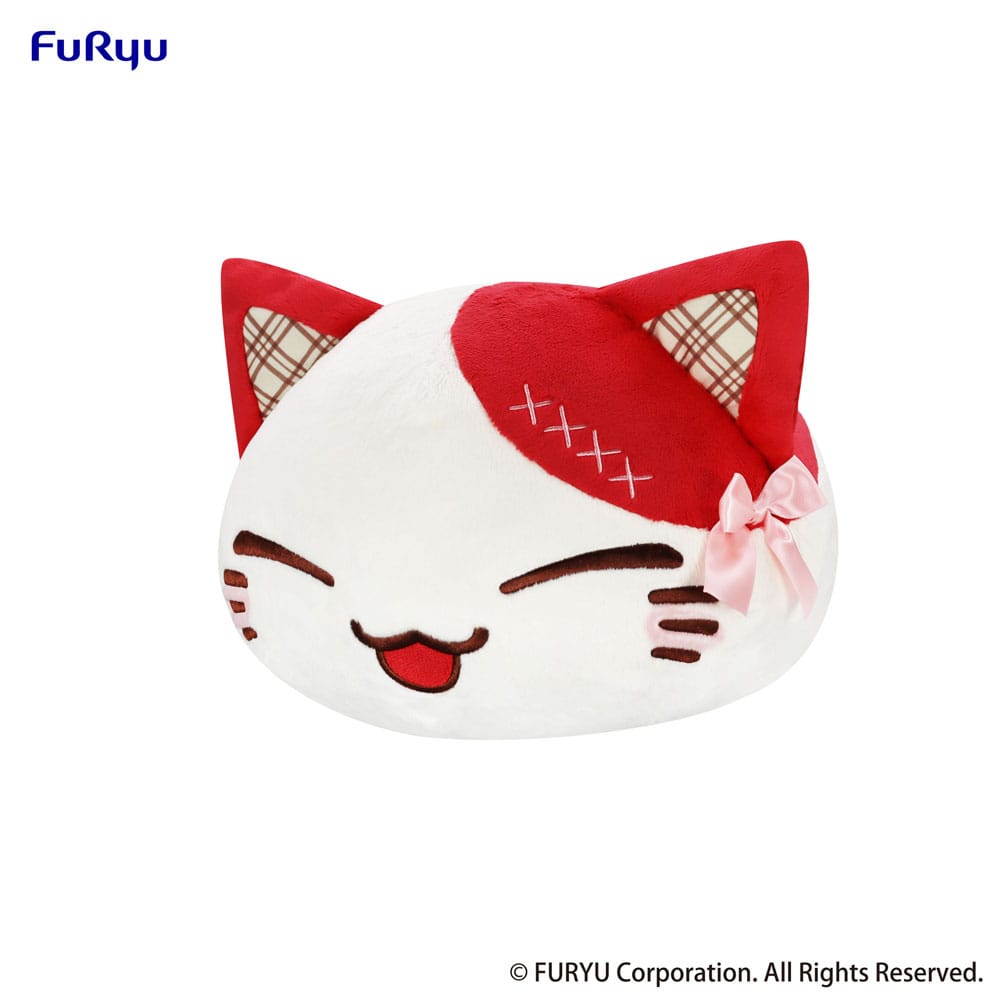 Nemuneko Cat Sweet Groot pluche figuur rood 35 cm