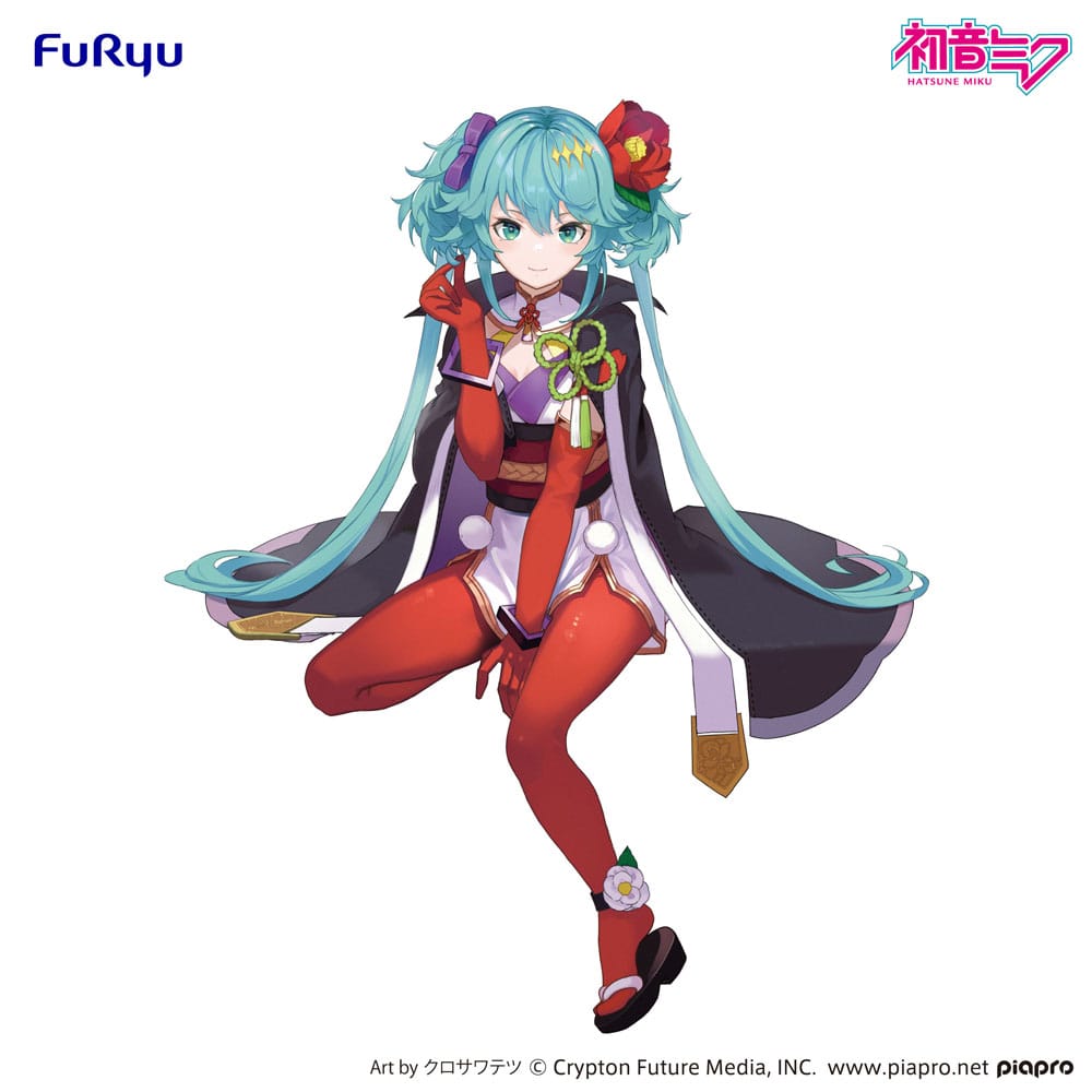 Hatsune Miku Noodle Stop PVC Beeldje Bloemenfee Camellia 15 cm