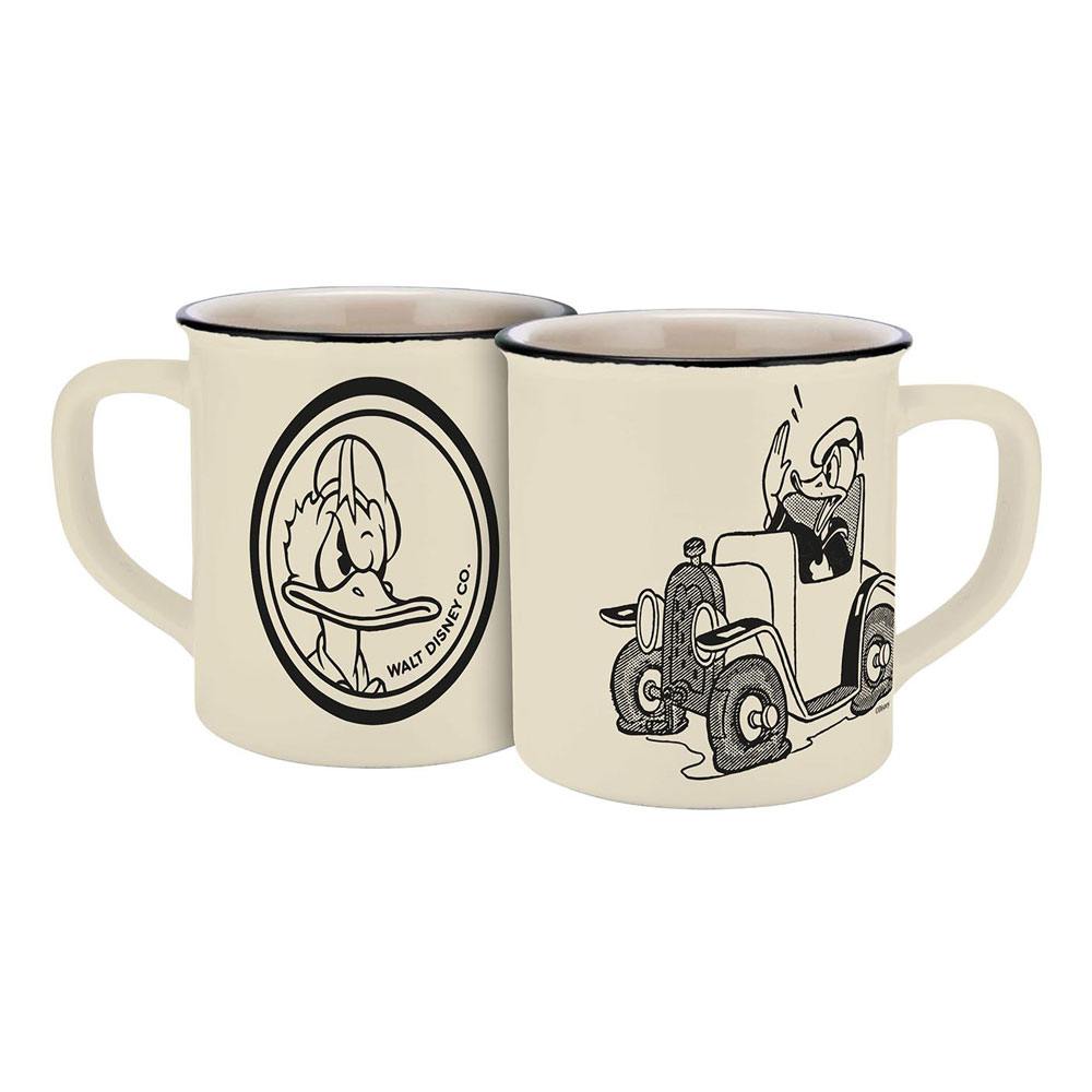 Donald Duck Mok Donald in de auto