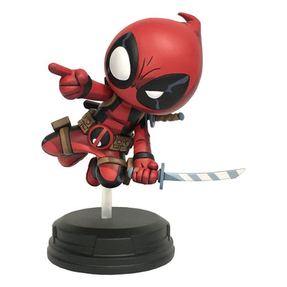 Marvel Geanimeerd Beeld Deadpool (Springend) 18 cm