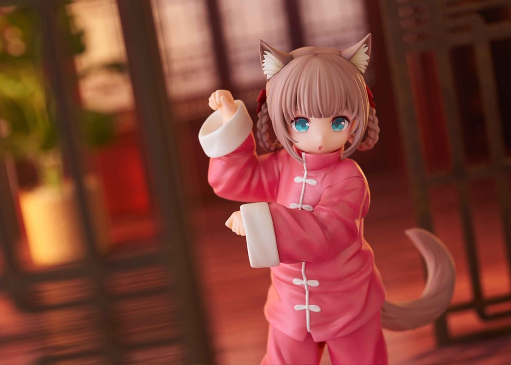 Mijn kat is een Kawaii Girl Palette Dress-Up Collection Statue Kinako Nyang Fu Ver. 15 cm