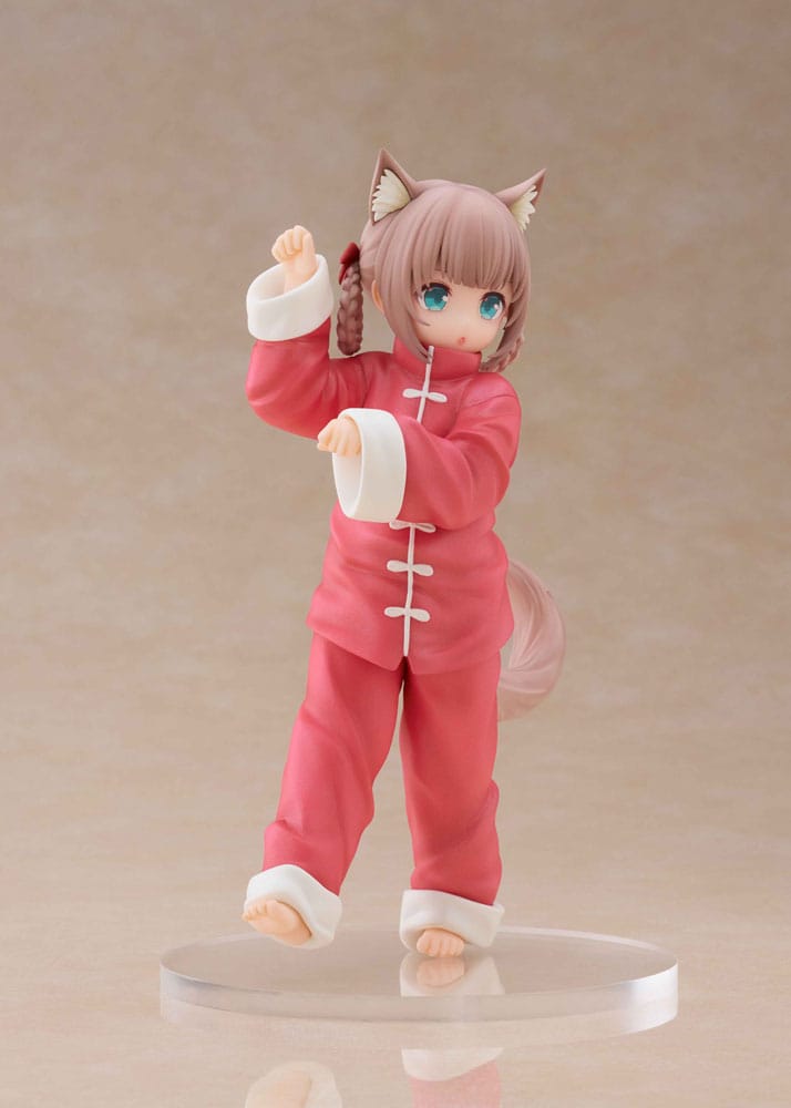 Mijn kat is een Kawaii Girl Palette Dress-Up Collection Statue Kinako Nyang Fu Ver. 15 cm