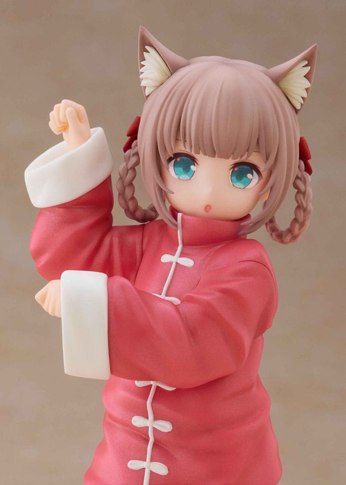 Mijn kat is een Kawaii Girl Palette Dress-Up Collection Statue Kinako Nyang Fu Ver. 15 cm