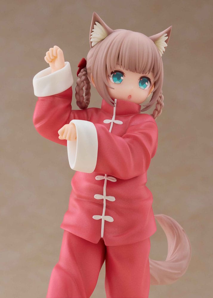 Mijn kat is een Kawaii Girl Palette Dress-Up Collection Statue Kinako Nyang Fu Ver. 15 cm