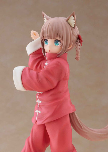 Mijn kat is een Kawaii Girl Palette Dress-Up Collection Statue Kinako Nyang Fu Ver. 15 cm