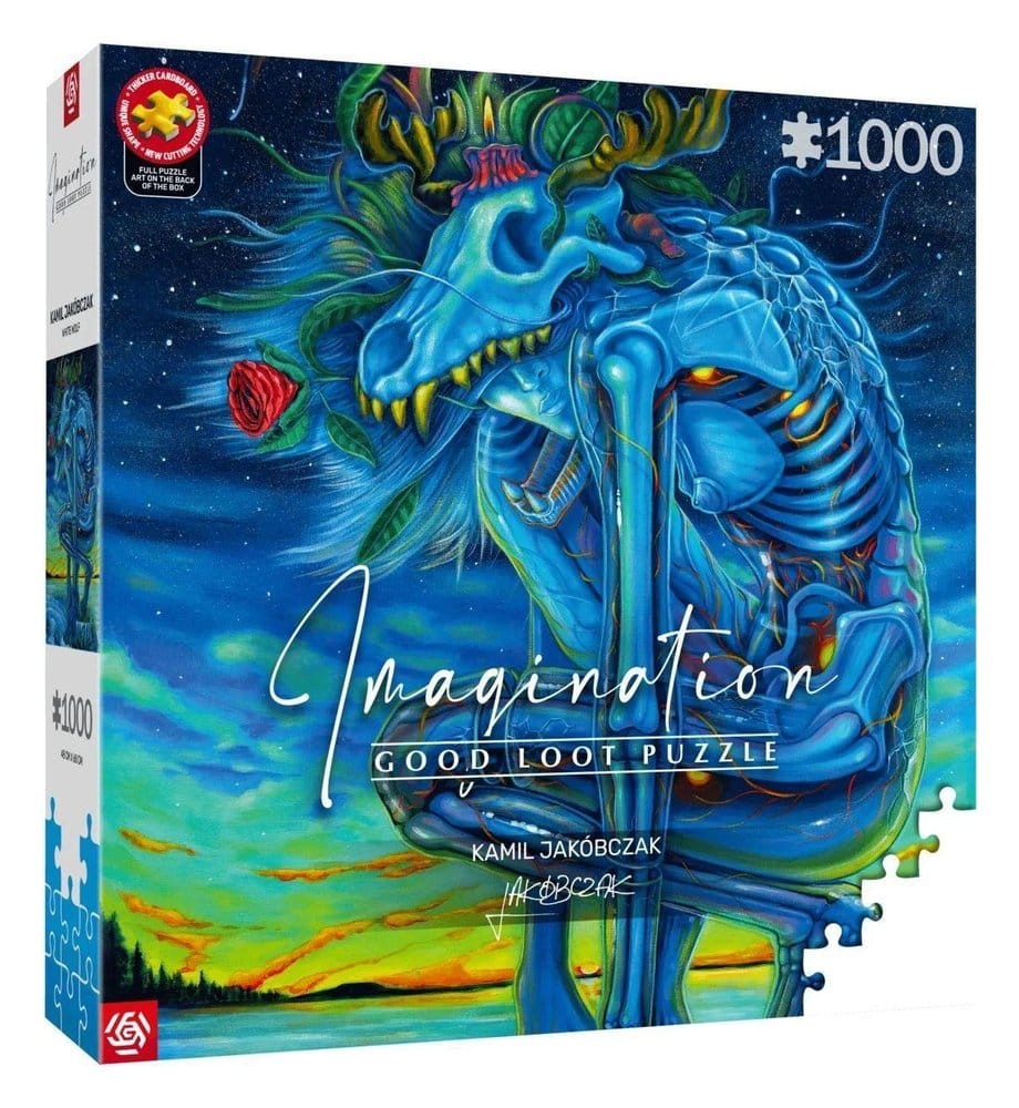 Imagination Series Puzzel Kamil Jakóbczak Bialy Wilk (1000 stukjes)