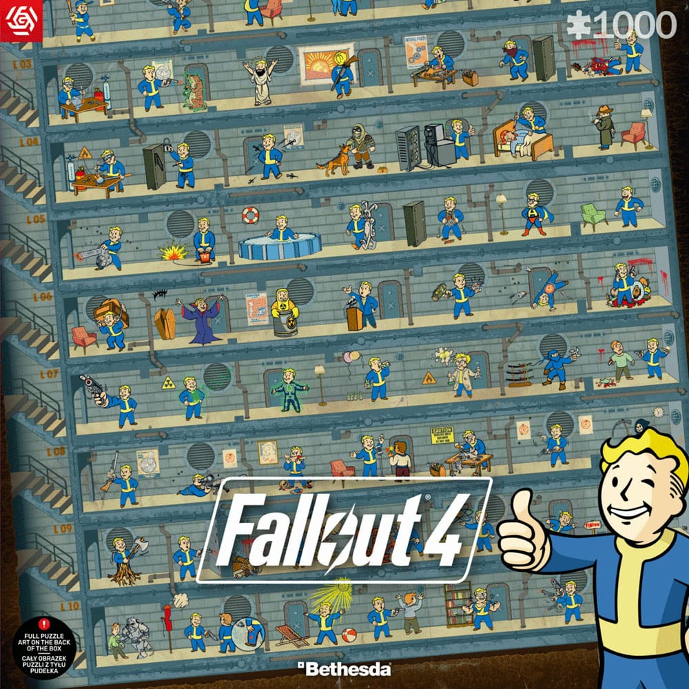 Fallout 4 Puzzle PERK -poster (1000 stuks)