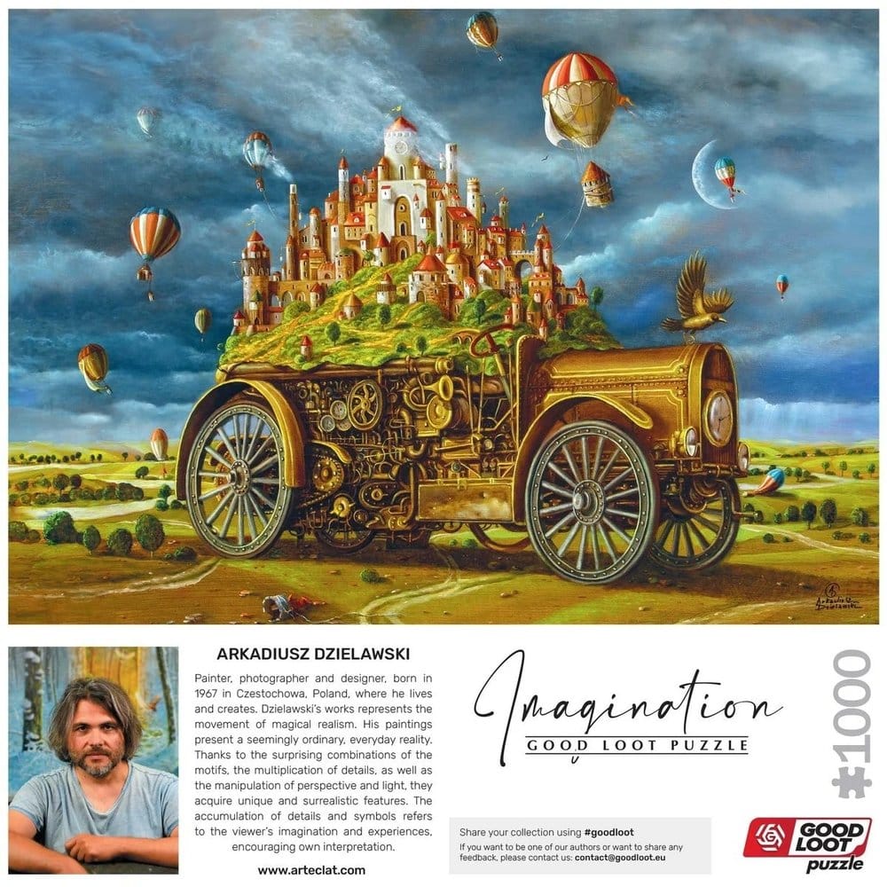 Imagination Series Puzzel Arkadiusz Dzielawski Wielka przeprowadzka (1000 stukjes)
