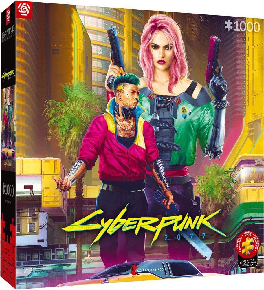 Cyberpunk 2077 Puzzle Kitsch Stijl (1000 stuks)