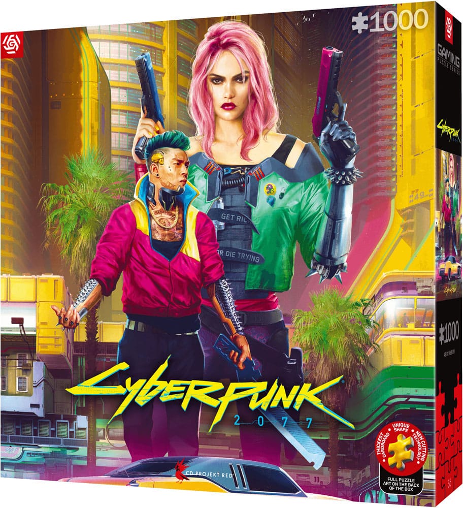 Cyberpunk 2077 Puzzle Kitsch Stijl (1000 stuks)