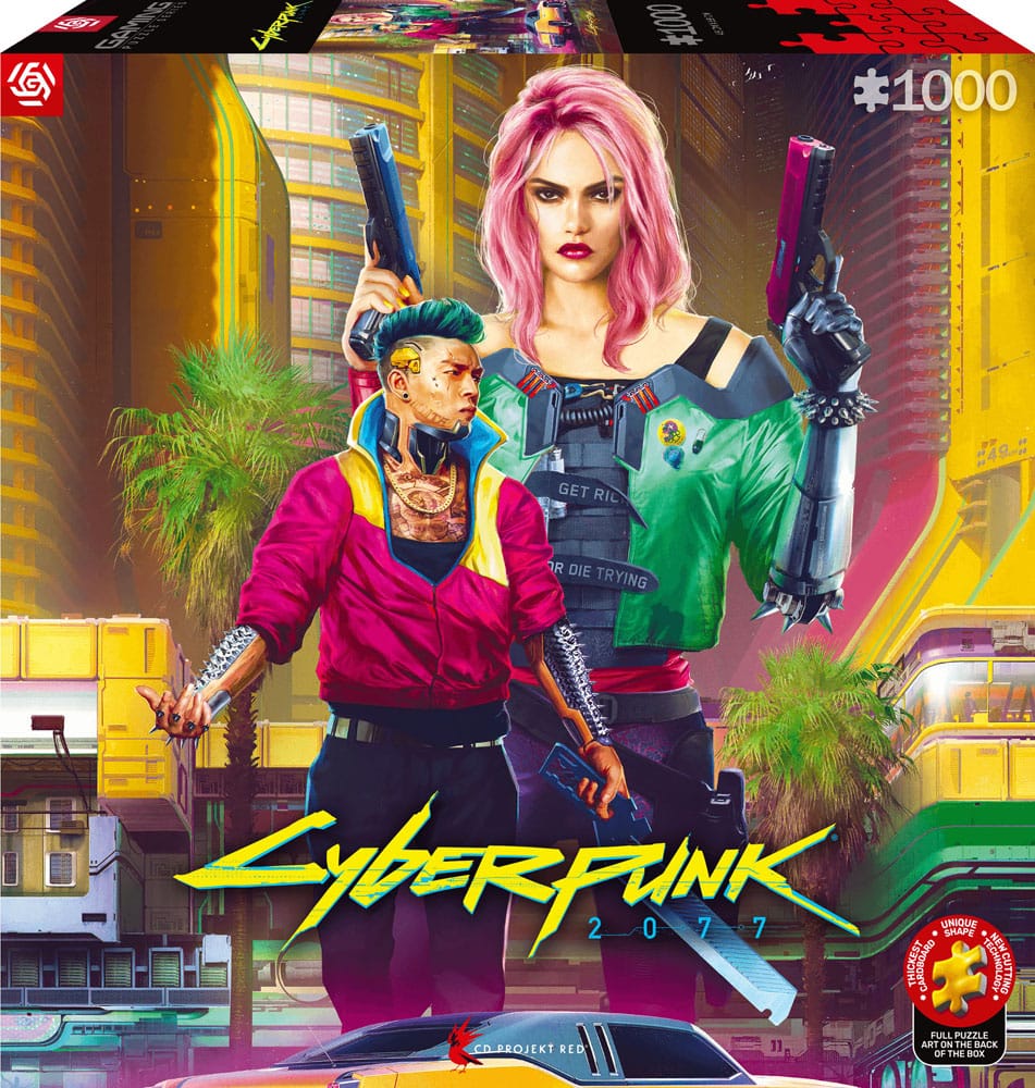 Cyberpunk 2077 Puzzle Kitsch Stijl (1000 stuks)
