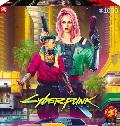 Cyberpunk 2077 Puzzle Kitsch Stijl (1000 stuks)