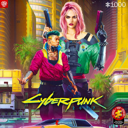 Cyberpunk 2077 Puzzle Kitsch Stijl (1000 stuks)