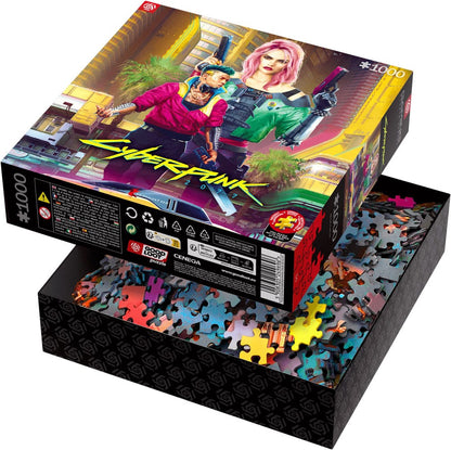 Cyberpunk 2077 Puzzle Kitsch Stijl (1000 stuks)