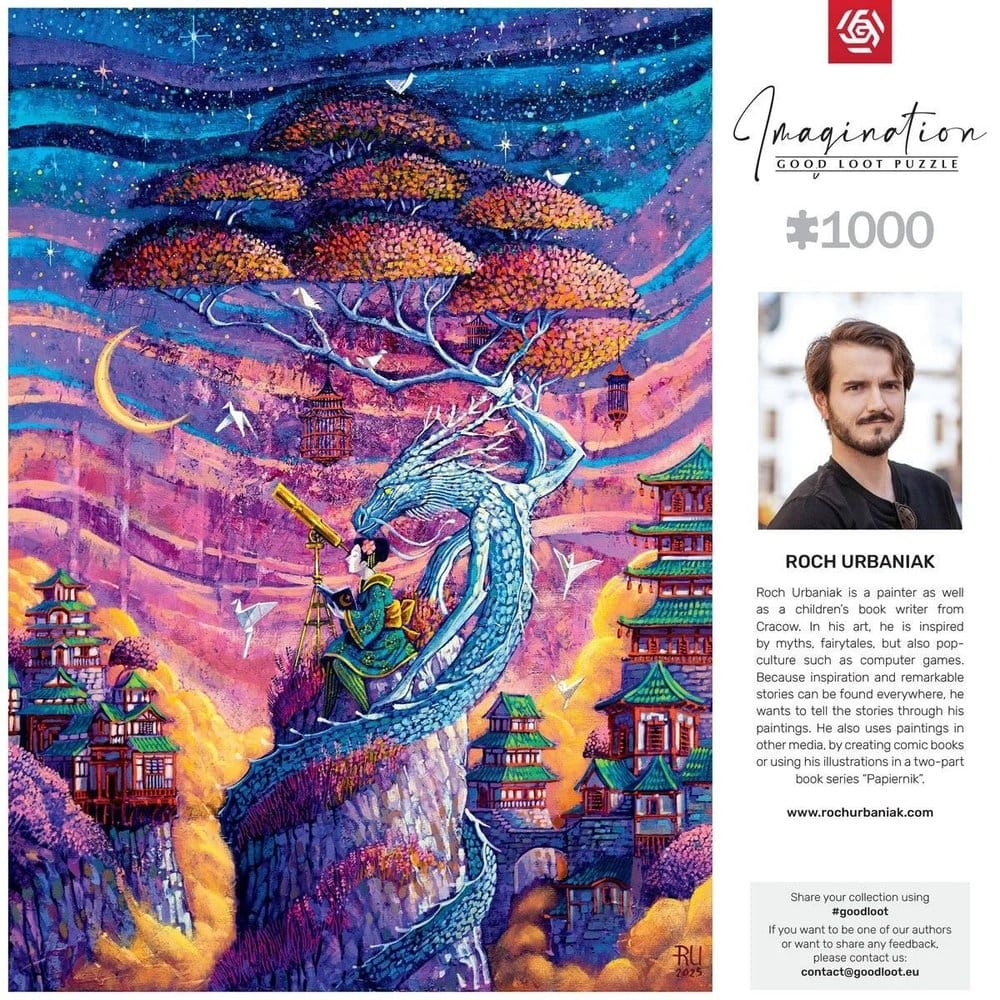 Imagination Series Puzzel Roch Urbaniak Sakura i Ryu (1000 stukjes)