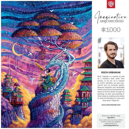 Imagination Series Puzzel Roch Urbaniak Sakura i Ryu (1000 stukjes)
