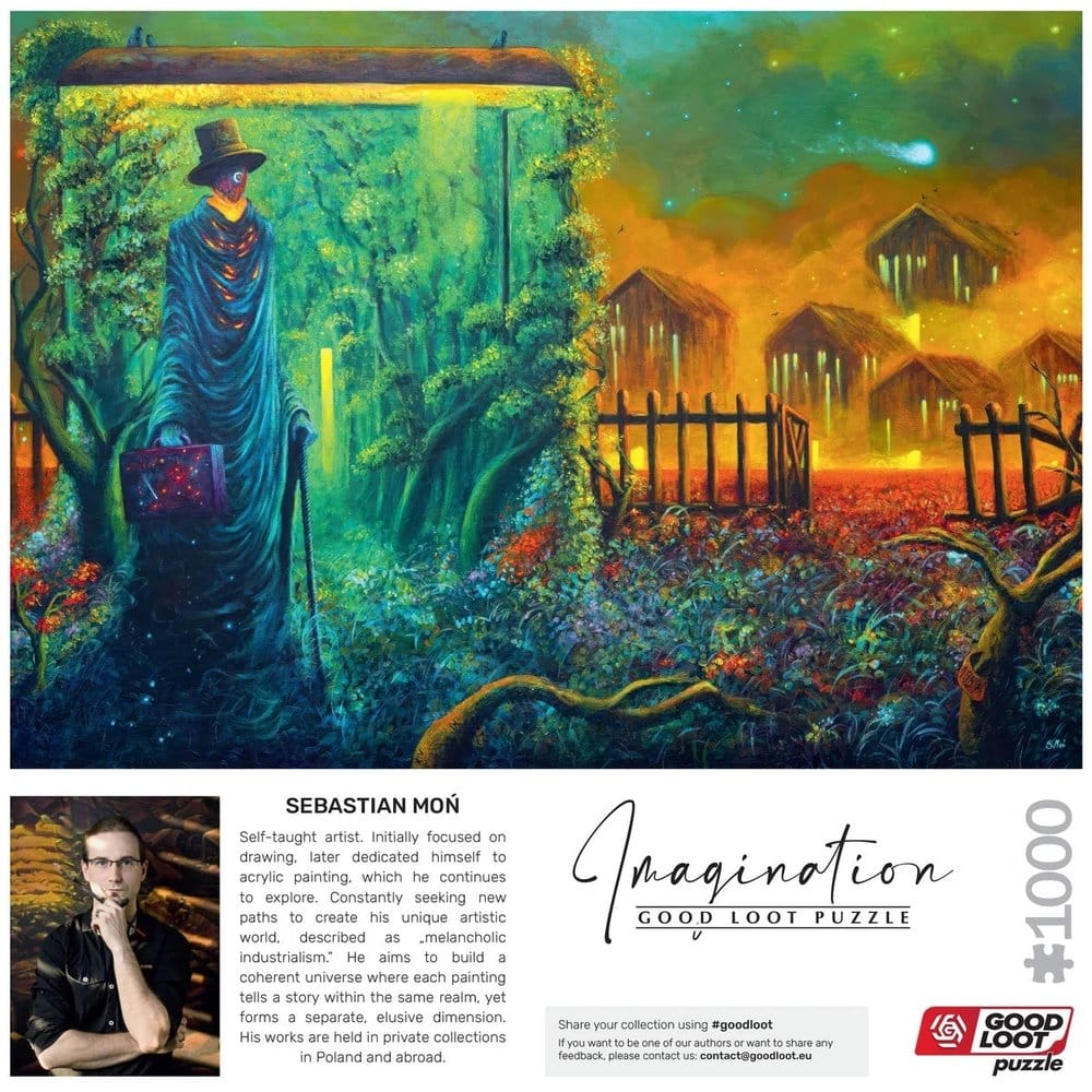 Imagination Series Puzzel Sebastian Mon Stationary Traveler II (1000 stukjes)