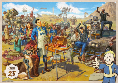 Fallout cadeauset Fallout Vault Loot Collection (puzzel, sokken, beeldje en sleutelhanger)