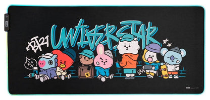 BT21 LED XXL Muismat 90 x 40 cm