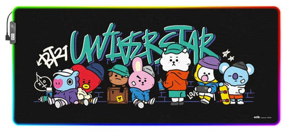 BT21 LED XXL Muismat 90 x 40 cm