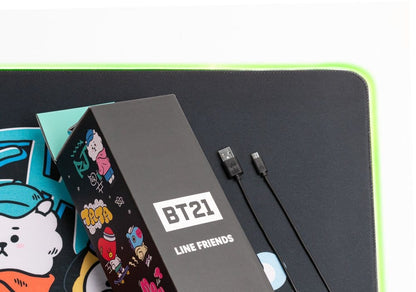 BT21 LED XXL Muismat 90 x 40 cm