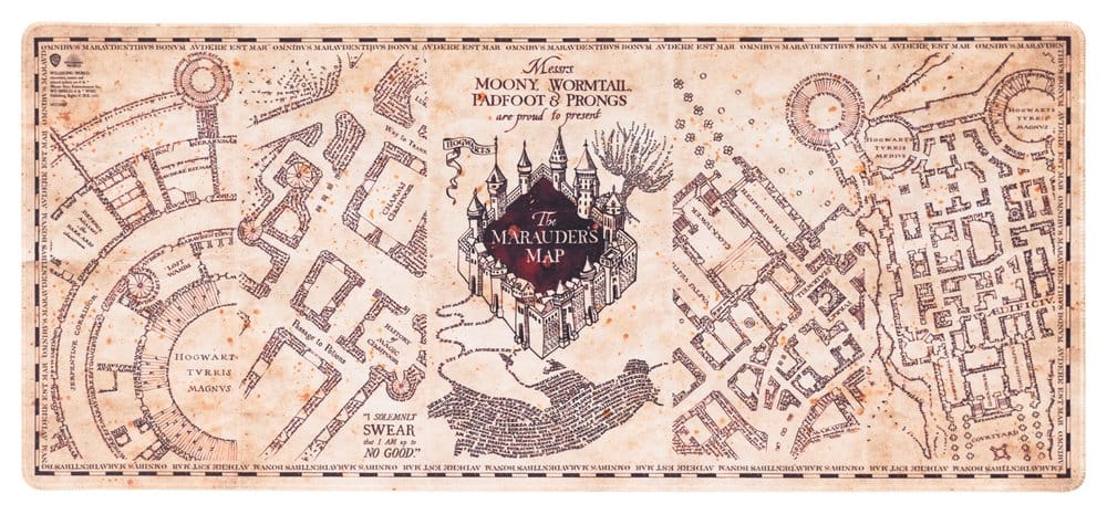 Harry Potter XL Muismat Marauders Map 80 x 35 cm