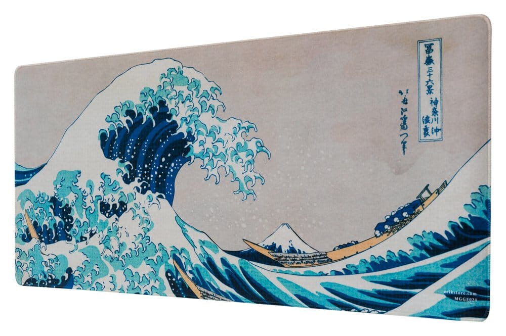 Hokusai The Great Wave of Kanagawa XL muismat 80 x 35 cm