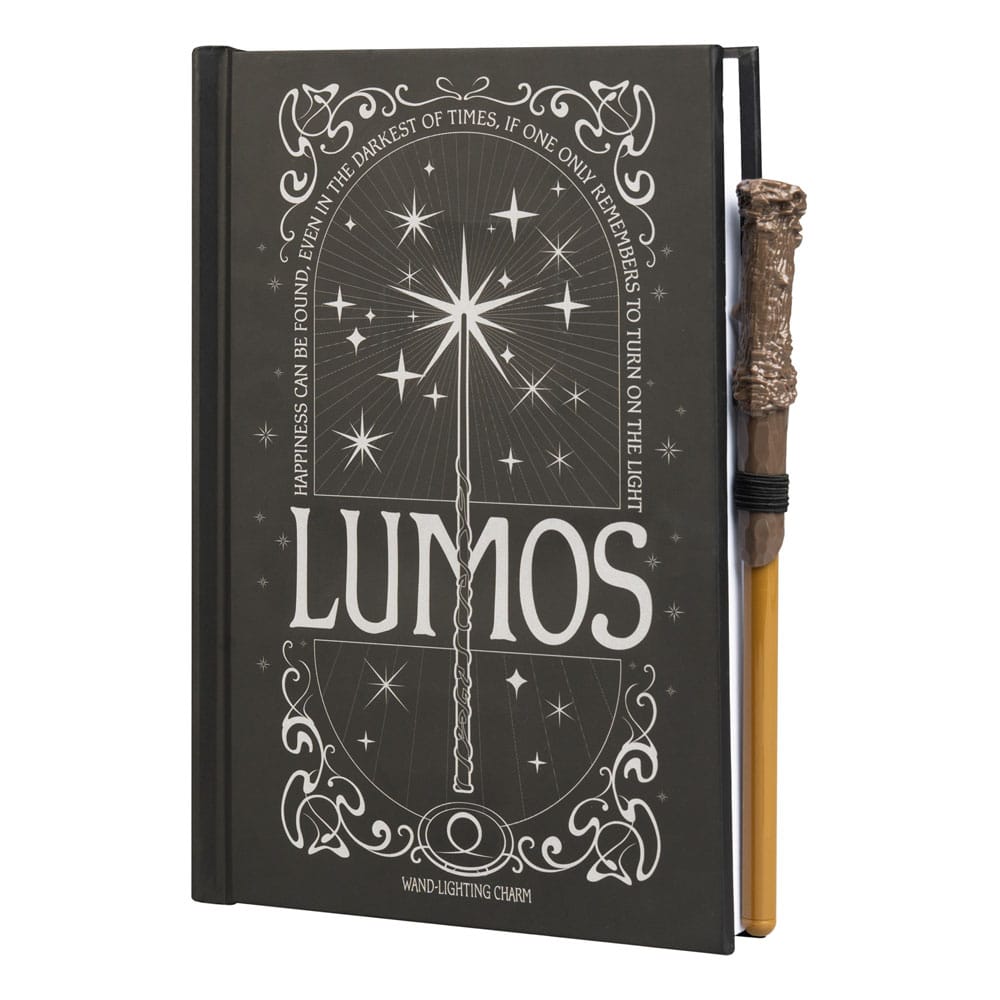 Harry Potter Premium Notitieboek A5 met Licht Lumos Maxima