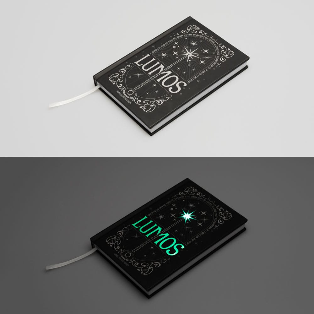 Harry Potter Premium Notitieboek A5 met Licht Lumos Maxima