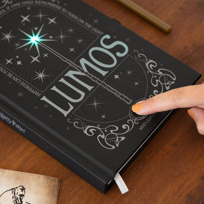 Harry Potter Premium Notitieboek A5 met Licht Lumos Maxima