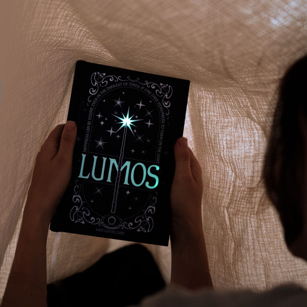Harry Potter Premium Notitieboek A5 met Licht Lumos Maxima