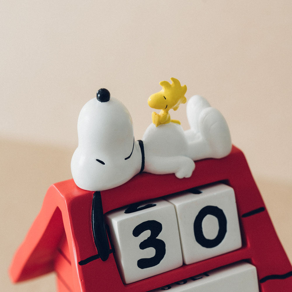 Peanuts 3D eeuwigdurende kalender Snoopy Doghouse