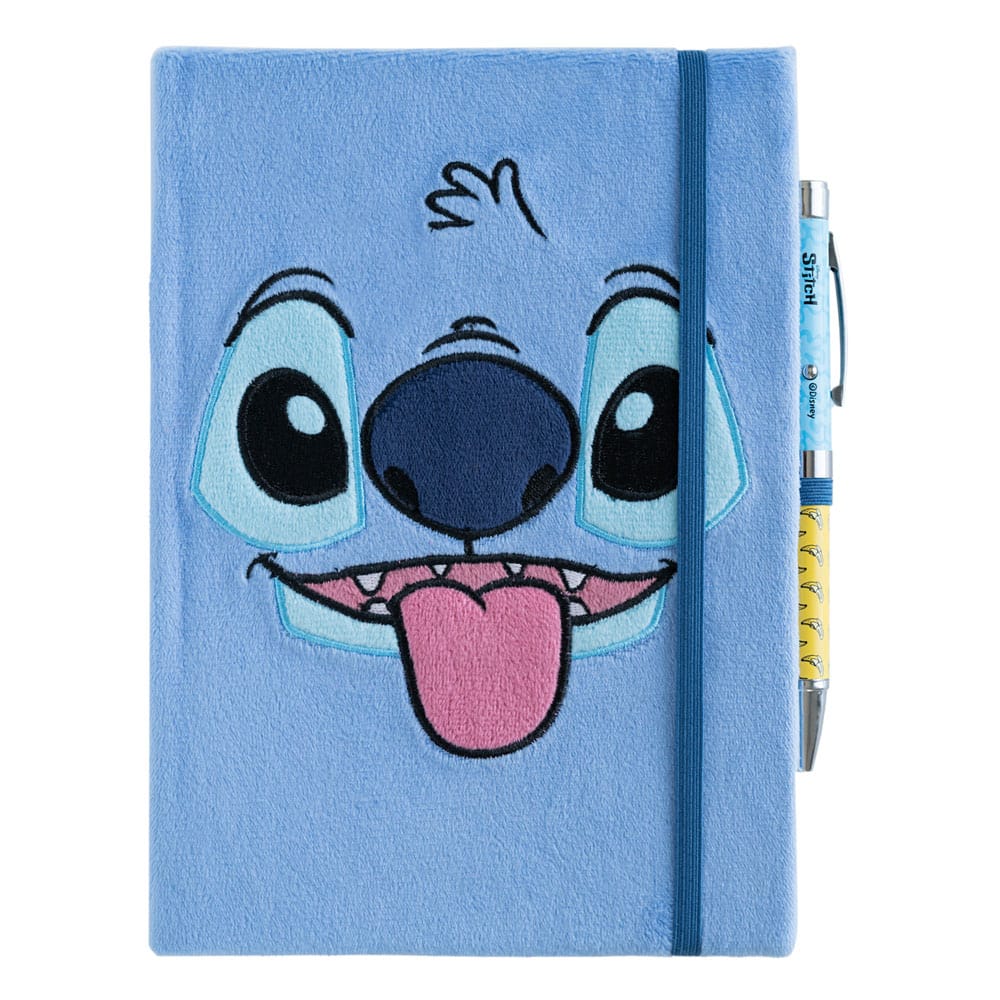 Stitch Premium Pluche Notitieboekje A5 met pen Tropical