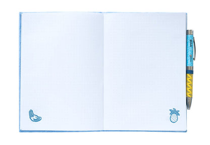 Stitch Premium Pluche Notitieboekje A5 met pen Tropical