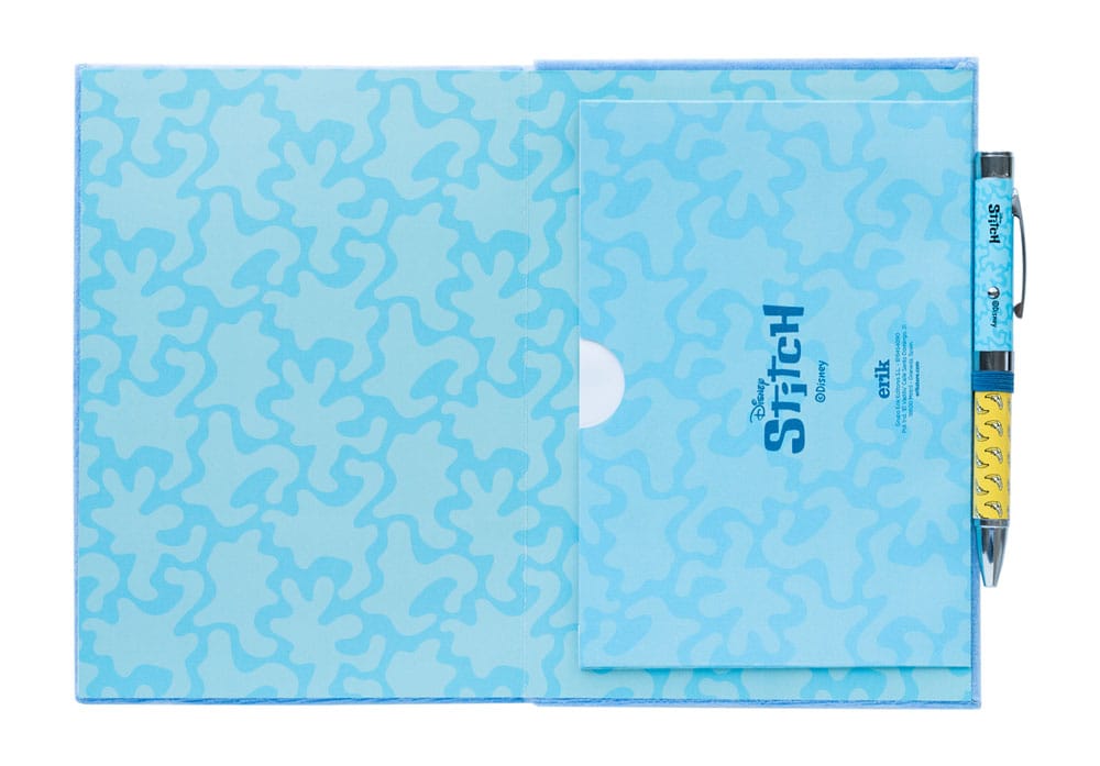 Stitch Premium Pluche Notitieboekje A5 met pen Tropical
