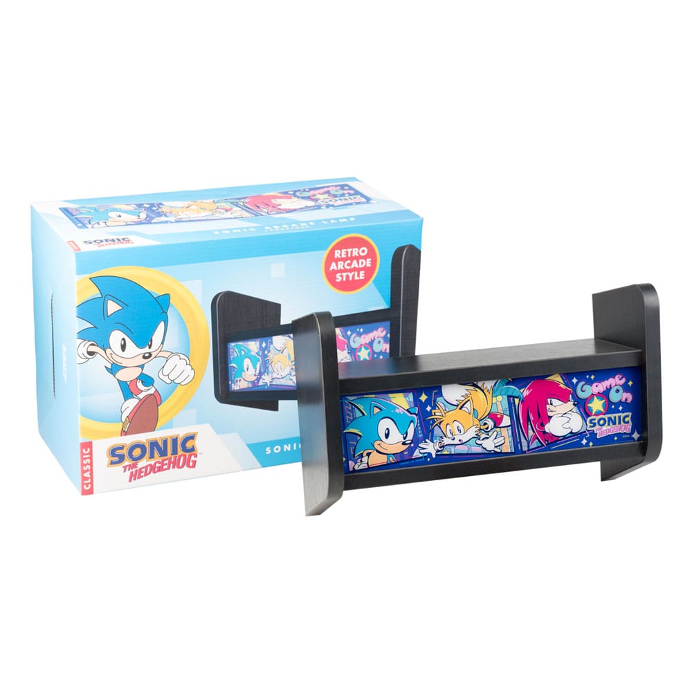 Sonic The Hedgehog-lamp met USB-C-arcade